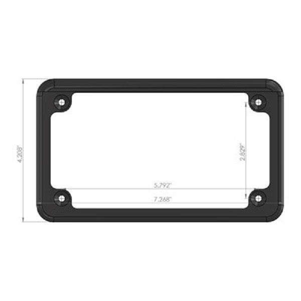 Tusk Universal License Mount with LED Light