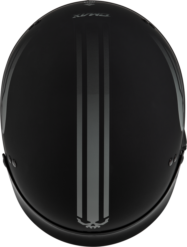 HH-65 RETRIBUTION HELMET MATTE BLACK/SILVER MD