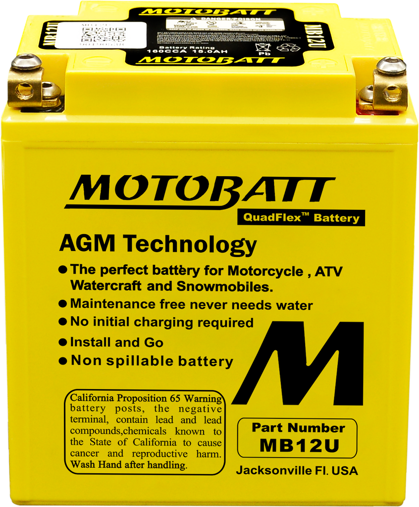 MotoBatt Quadflex AGM Batteries