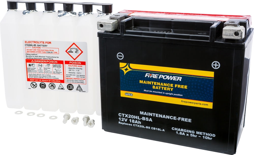 Fire Power Maintenance Free Battery CTZ7S-BS