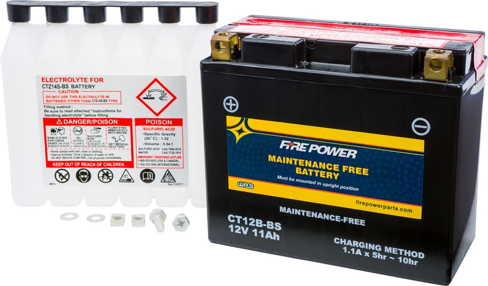 Fire Power Maintenance Free Battery CTZ7S-BS