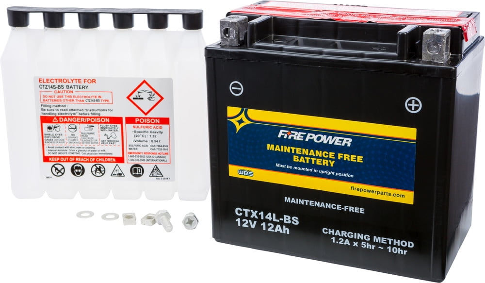 Fire Power Maintenance Free Battery CTZ7S-BS