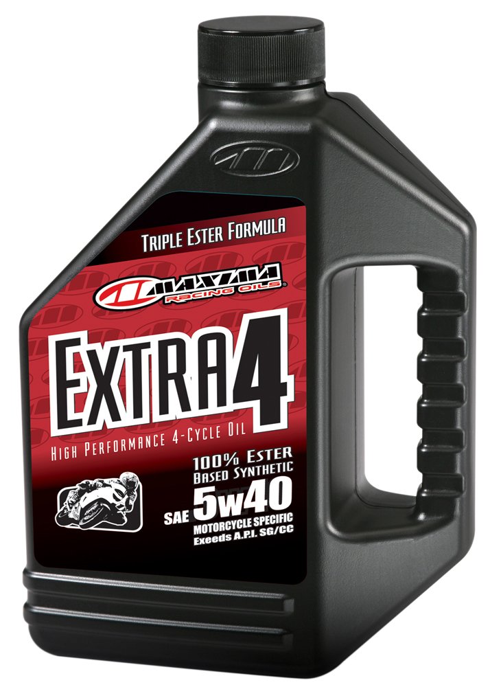 Maxima 169128 Extra4 10W-40 Synthetic 4T Motorcycle Engine Oil