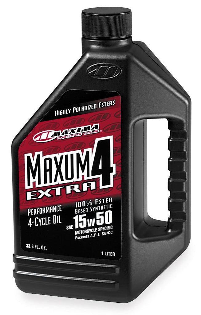 Maxima 169128 Extra4 10W-40 Synthetic 4T Motorcycle Engine Oil