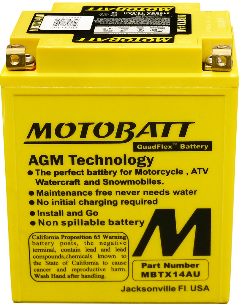 MotoBatt Quadflex AGM Batteries