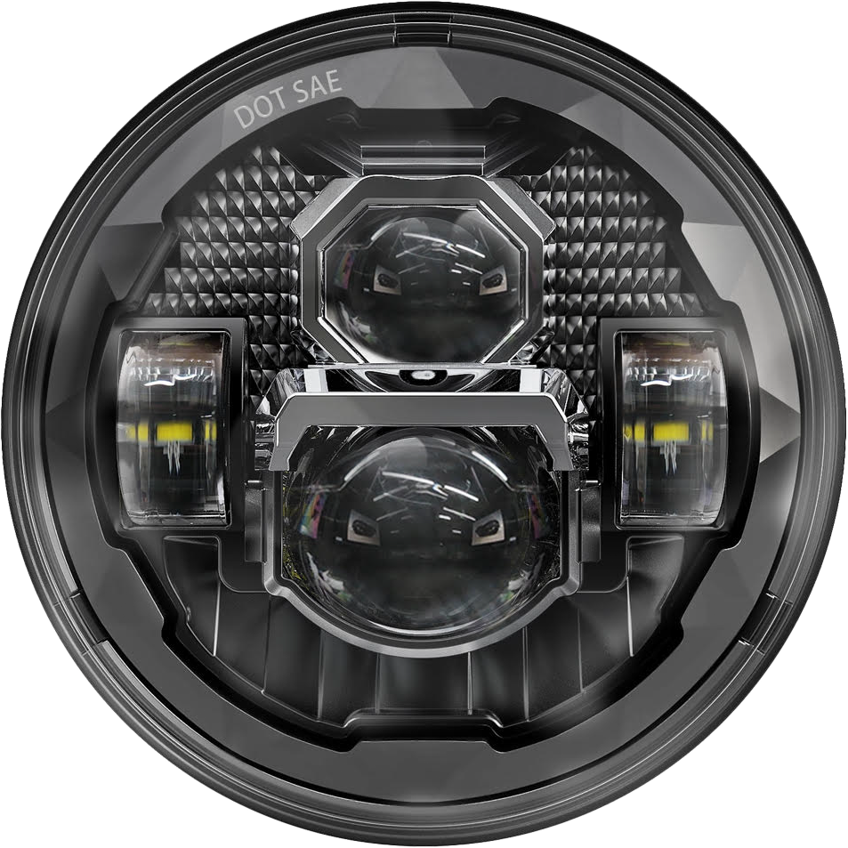 Rugged ultra view headlight