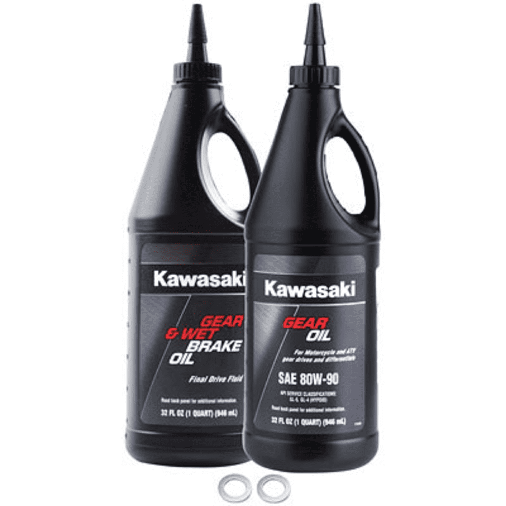 Tusk Drivetrain Oil Change Kit with Kawasaki Oil - 