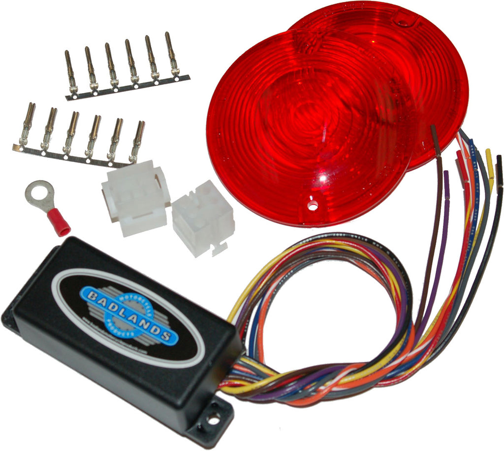 Run, Brake & Turn Signal Modules with Equalizer & Red Lens Kit