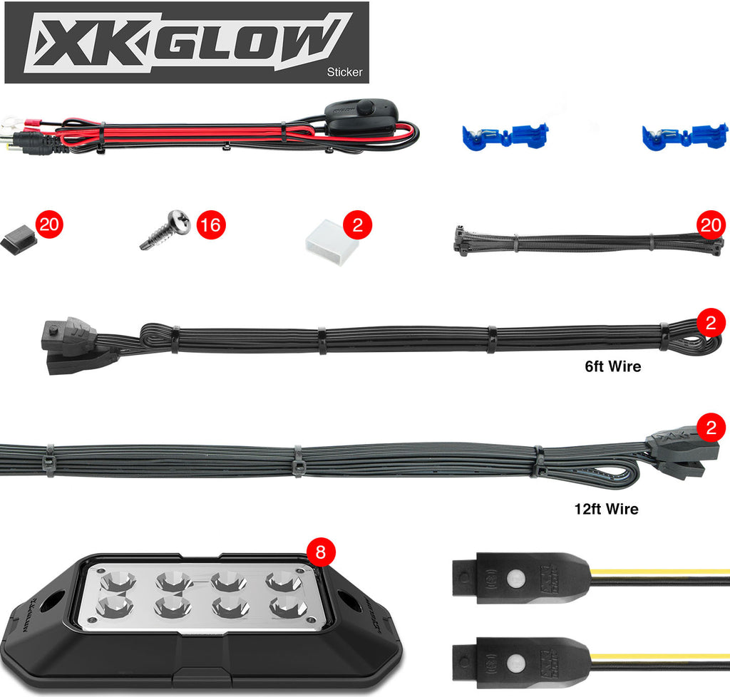 RGB LED Rock XKChrome Light Kit