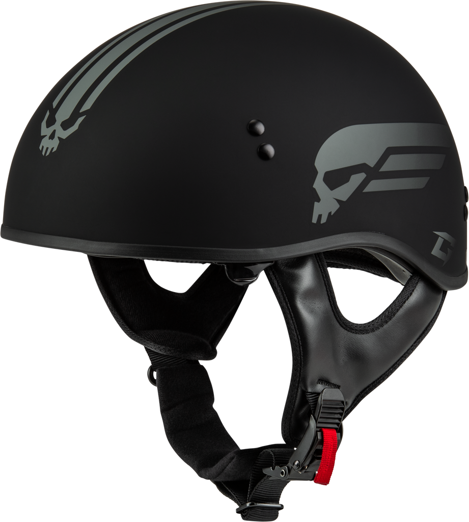 HH-65 RETRIBUTION HELMET MATTE BLACK/SILVER MD