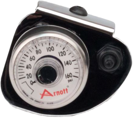 Pressure Gauge & Bracket W/Toggle Switch
