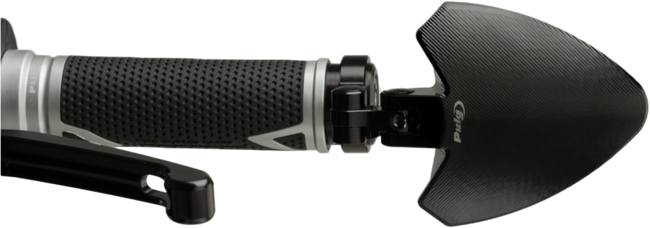 Handlebar end folding mirrors