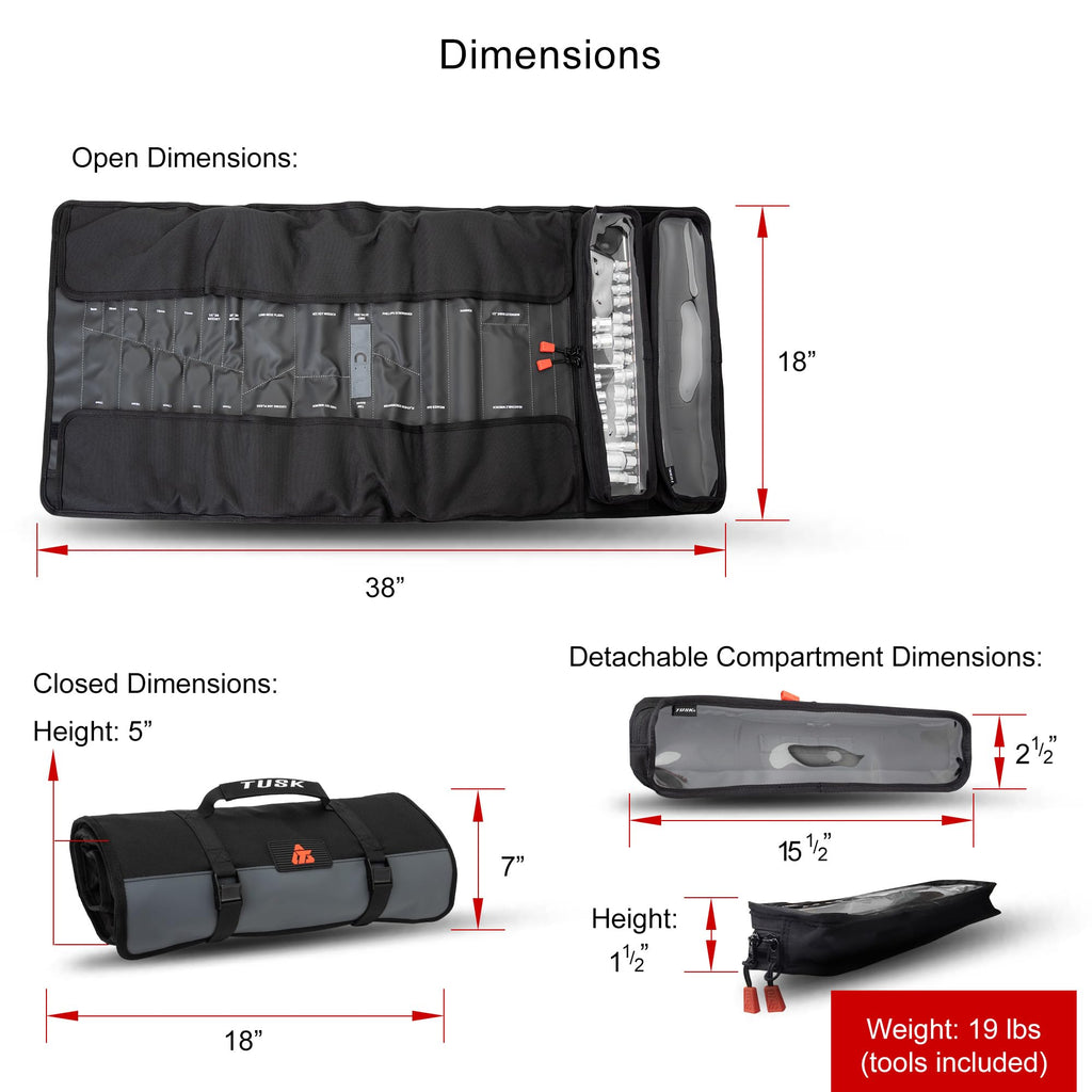 Tusk UTV Tool Roll Kit