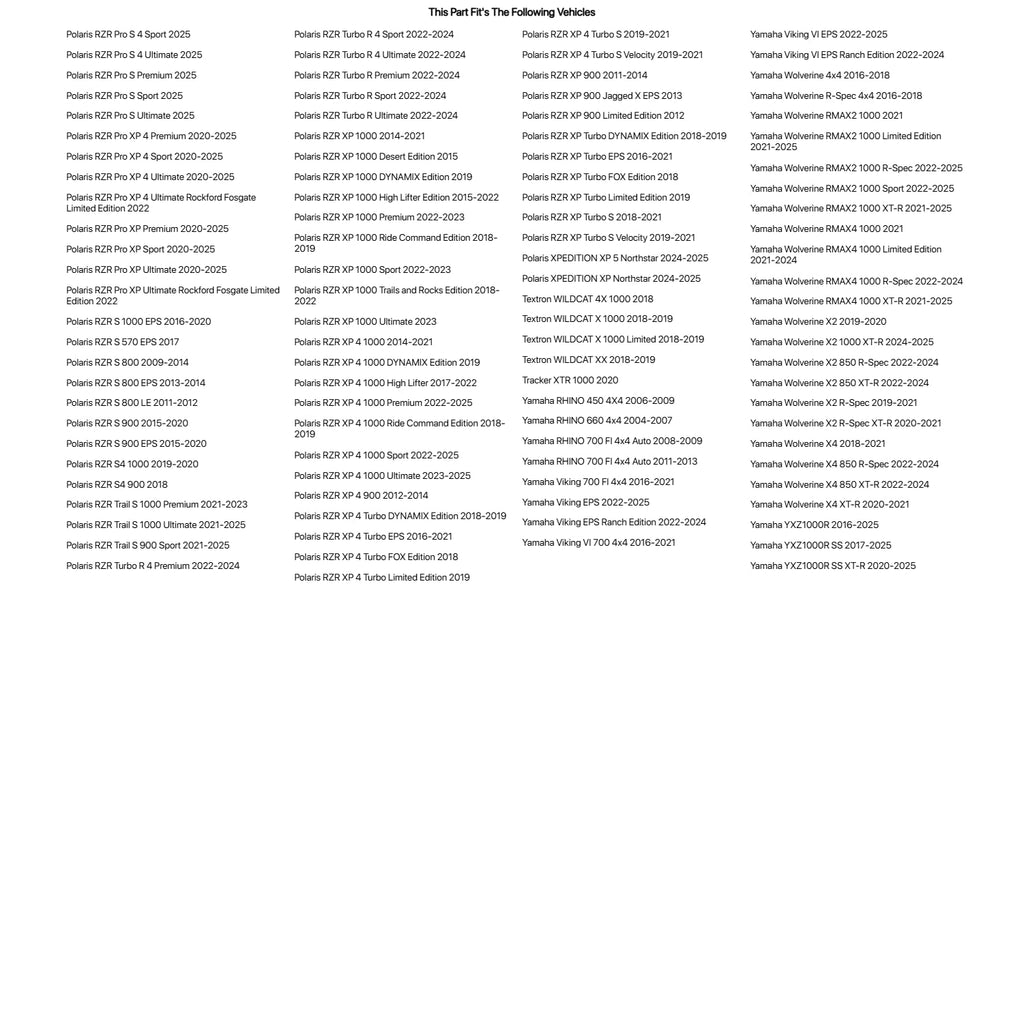 Tusk 4 Point 3 inch H-Style Safety Harness