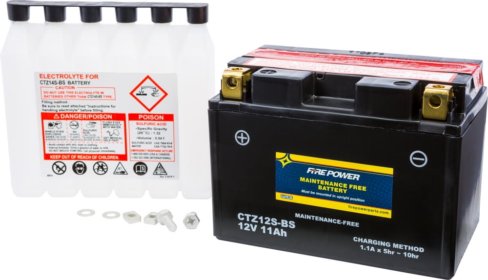 Fire Power Maintenance Free Battery CTZ7S-BS