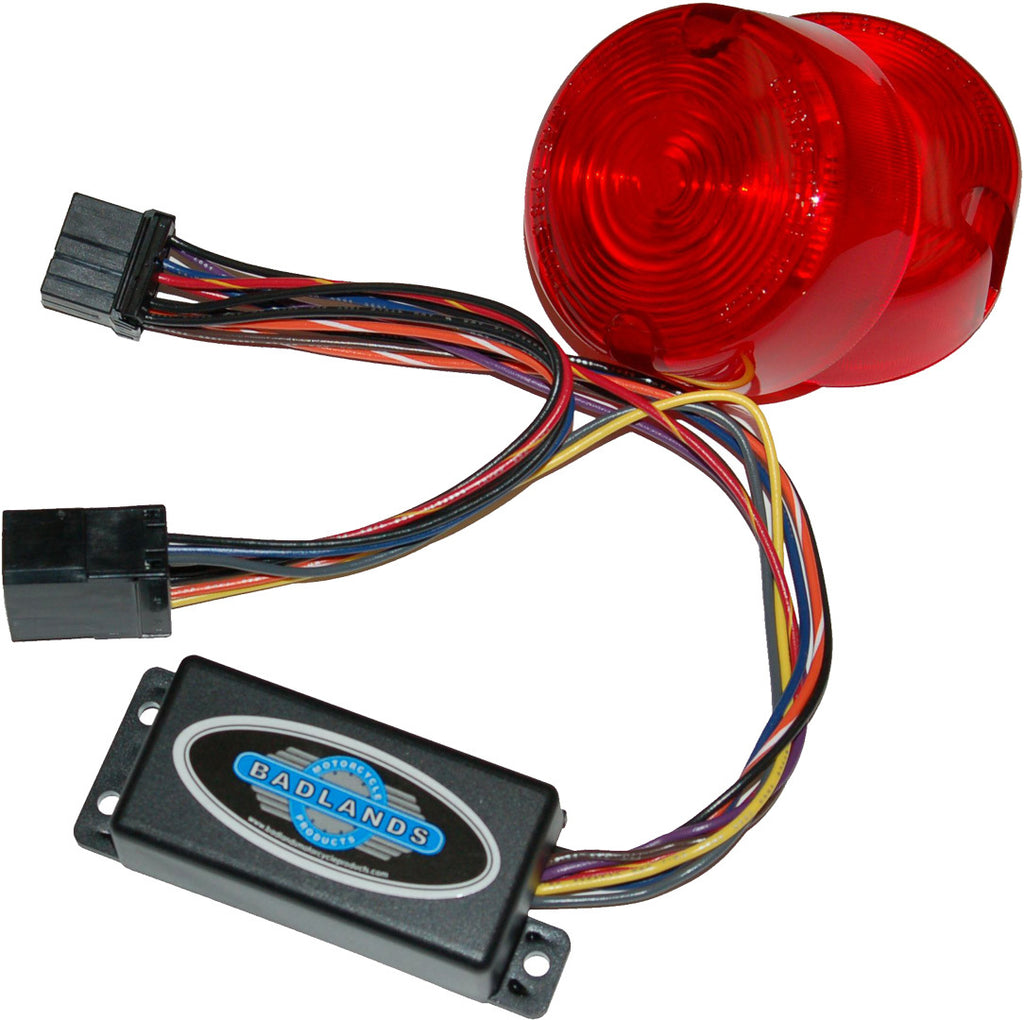 Run, Brake & Turn Signal Modules with Equalizer & Red Lens Kit