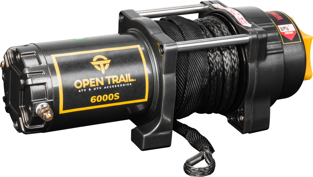 OPEN TRAIL 3500LB WINCH SYNTHETIC ROPE