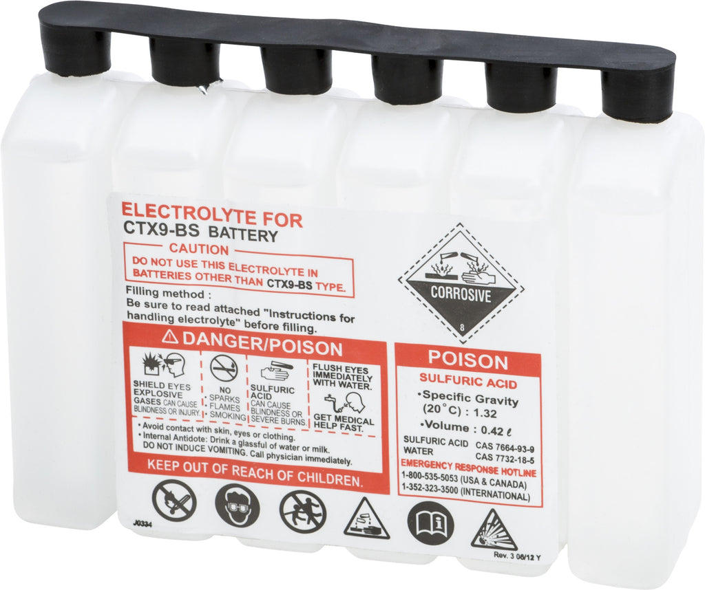 SEALED BATTERY ELECTROLYTE PACK 1050CC