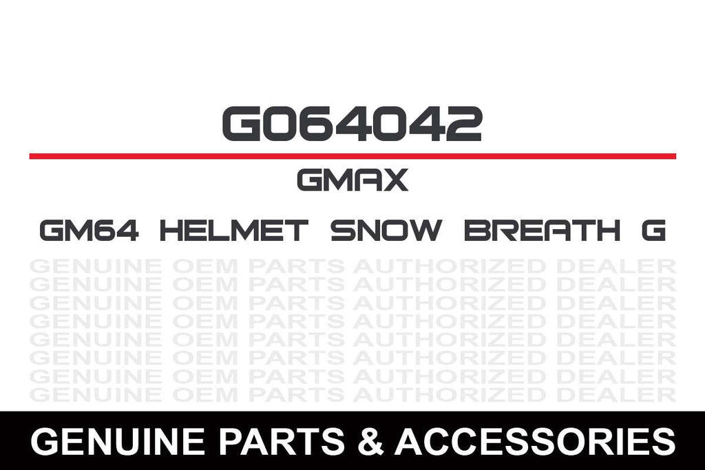 GMAX Breath Guard & Chin Curtain Gm64 Snow