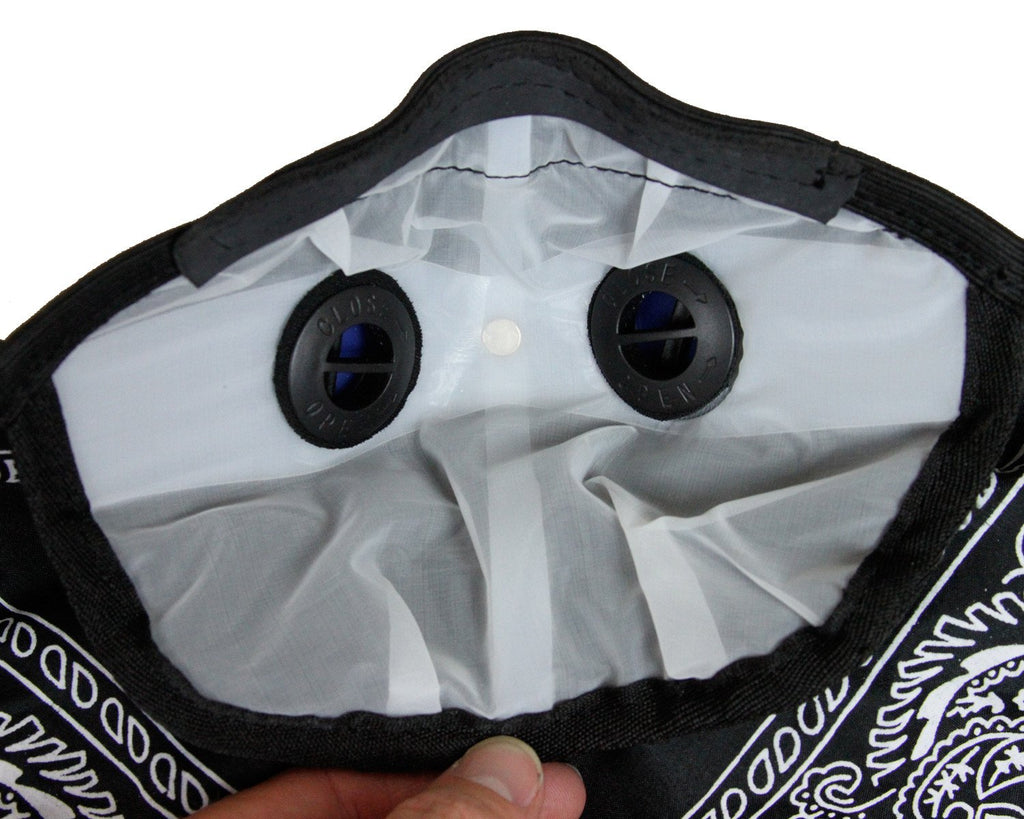ATV TEK Bandana Style Dust Masks with Suspension Straps & 3D Nose Box