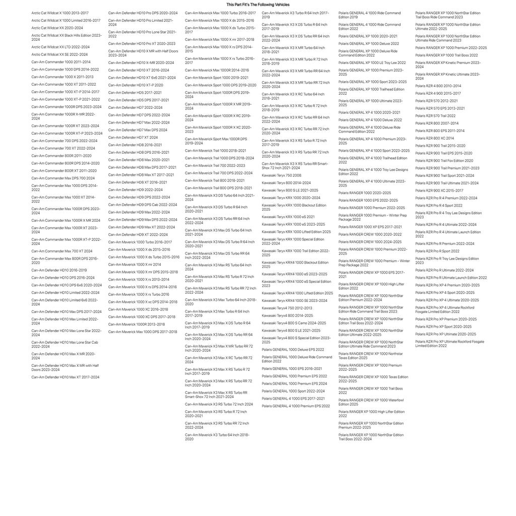 Tusk 4 Point 3 inch H-Style Safety Harness