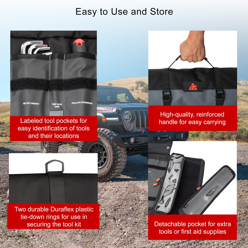 Tusk UTV Tool Roll Kit