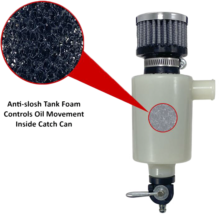 CATCH CAN ENGINE BREATHER KIT YAM