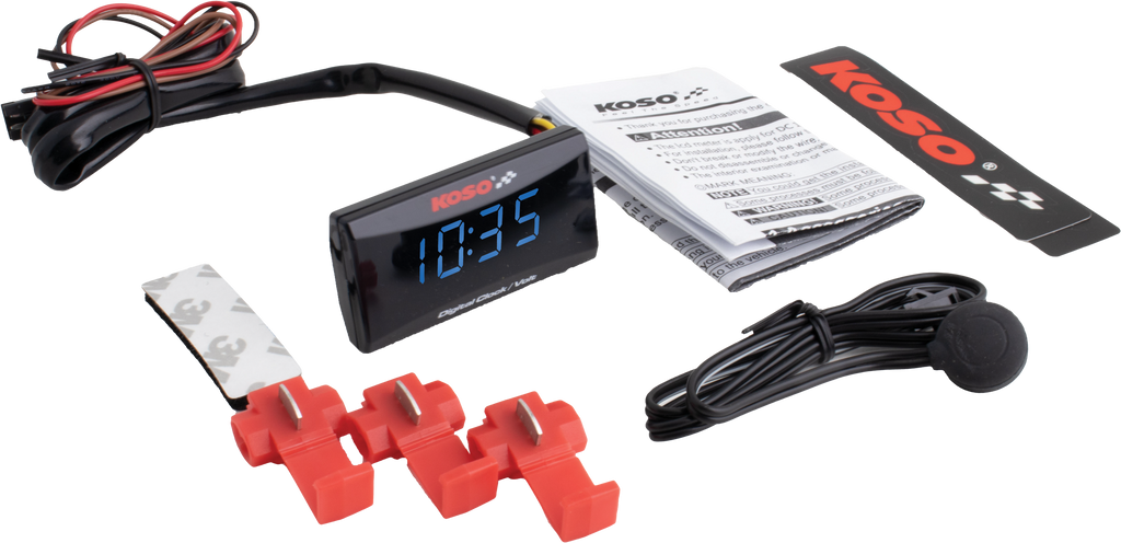 Super Slim Clock/Volt Meter