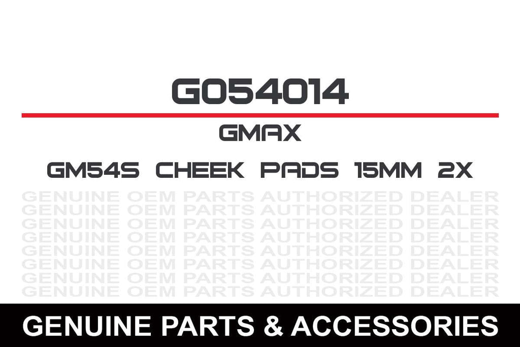 GMAX GM-54 Cheek Pads Street Motorcycle Helmet Accessories