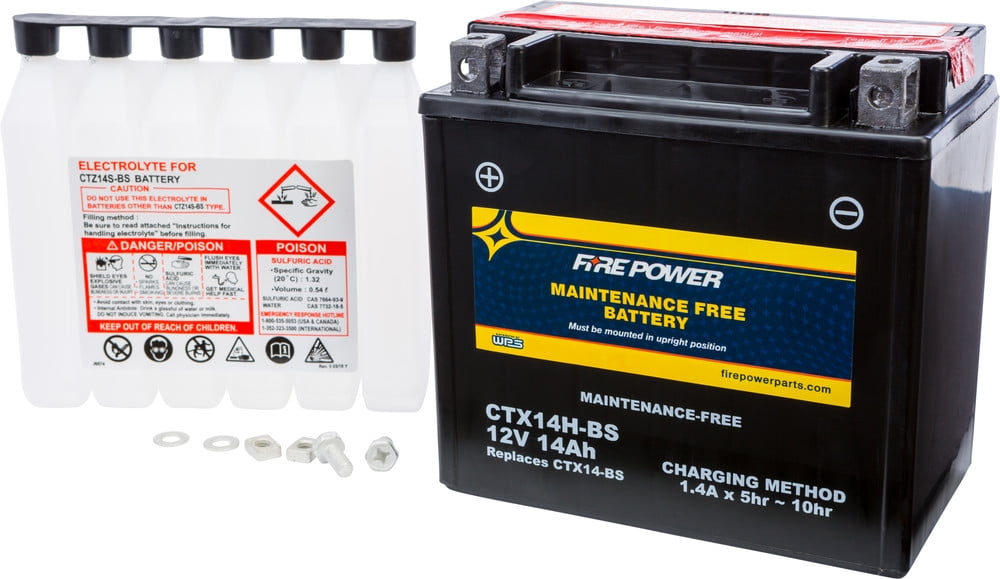 Fire Power Maintenance Free Battery CTZ7S-BS