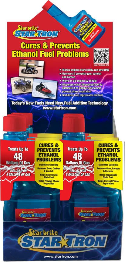 Enzyme Fuel Treatment Display w/Product