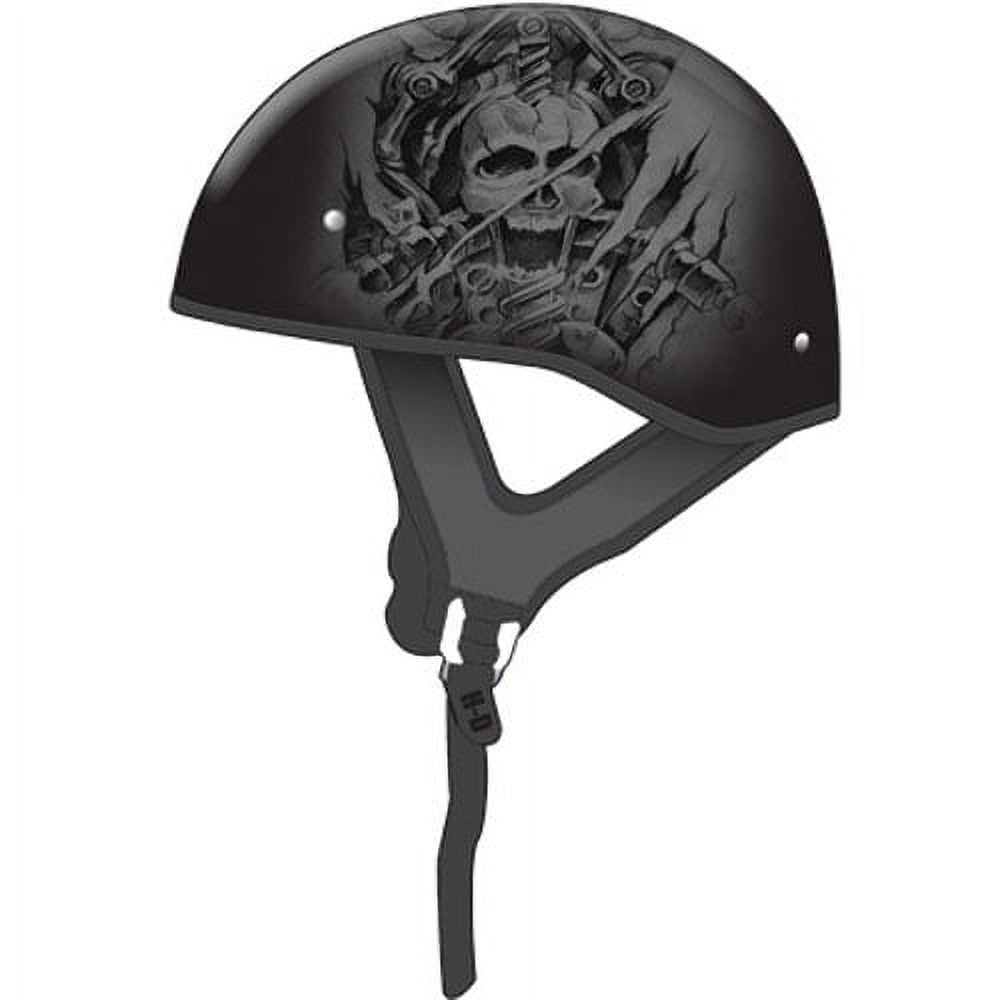 GMAX GM-65S Naked Motorcycle Half Helmet