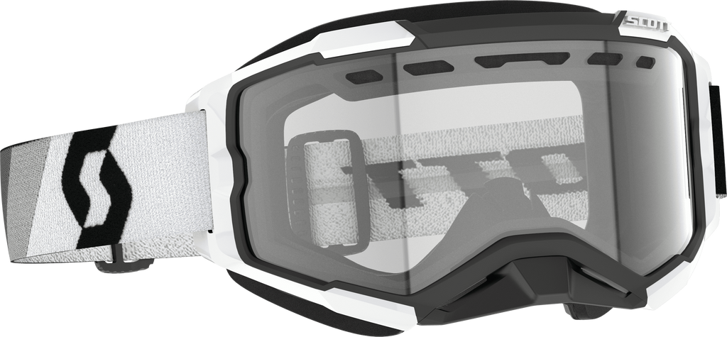 FURY SNOWCROSS GOGGLE PREMIUM BLACK/WHITE CLEAR