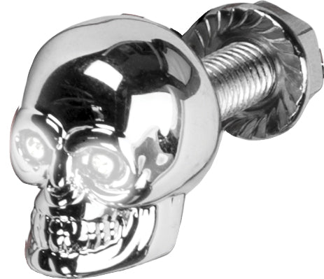 Lighted Skull License Plate Screw