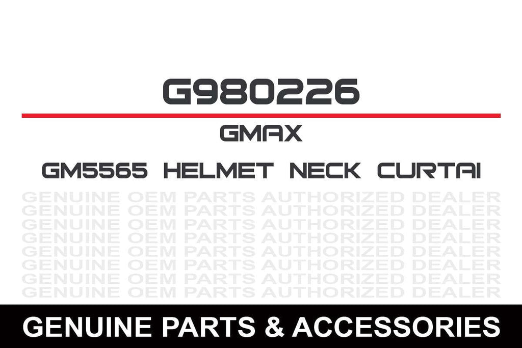 GMAX GM-55 Replacement Neck Curtain