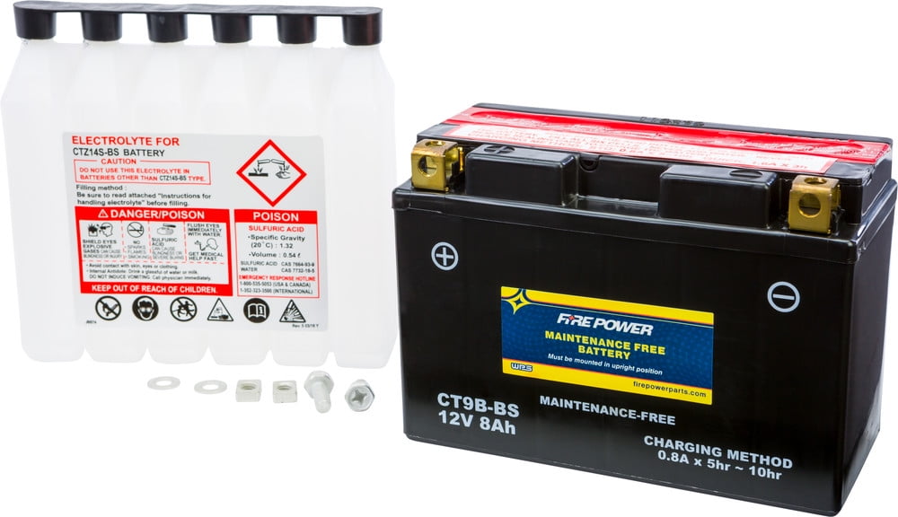 Fire Power Maintenance Free Battery CTZ7S-BS
