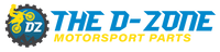 logo for the D Zone motorsport parts logo with the D Zone in blue