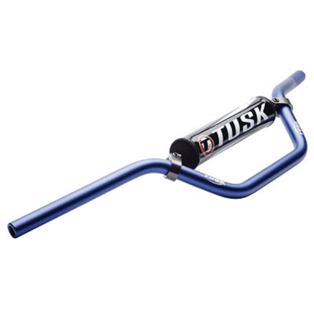 Tusk T-10 Aluminum 7/8" Handlebar RM Mini Bend - Blue