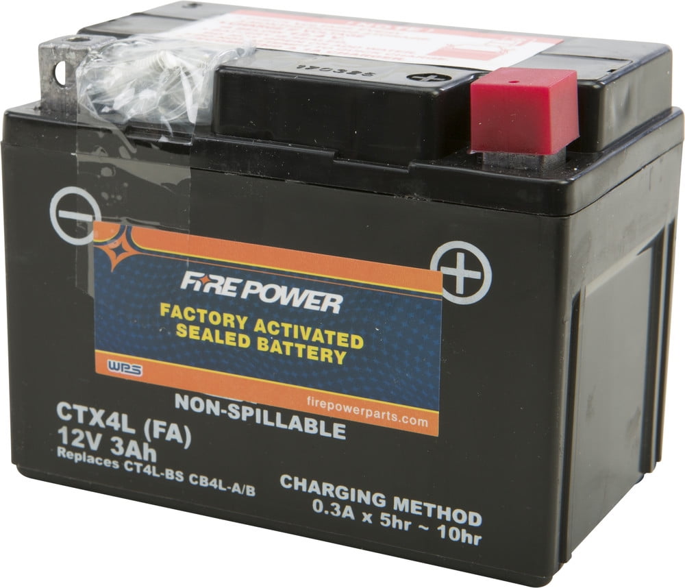 Fire Power Sealed Factory Activated Battery CTX4L-BS(FA)