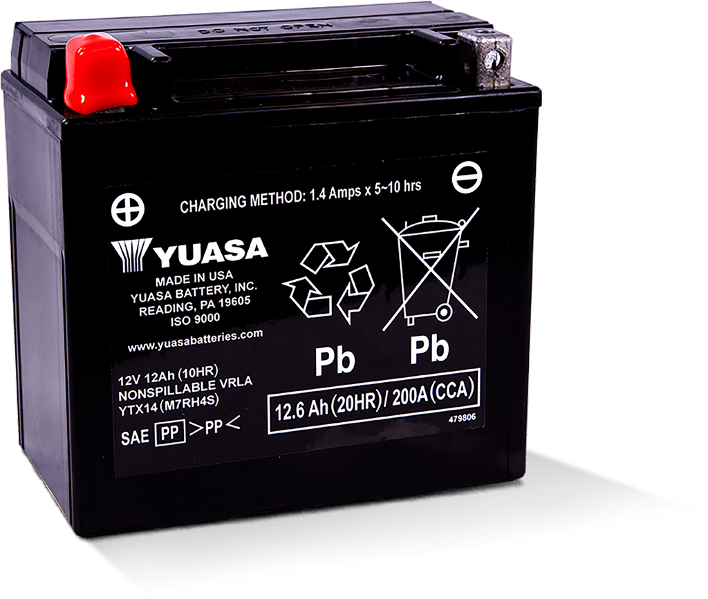 Yuasa YTX20 Factory Activated AGM Battery