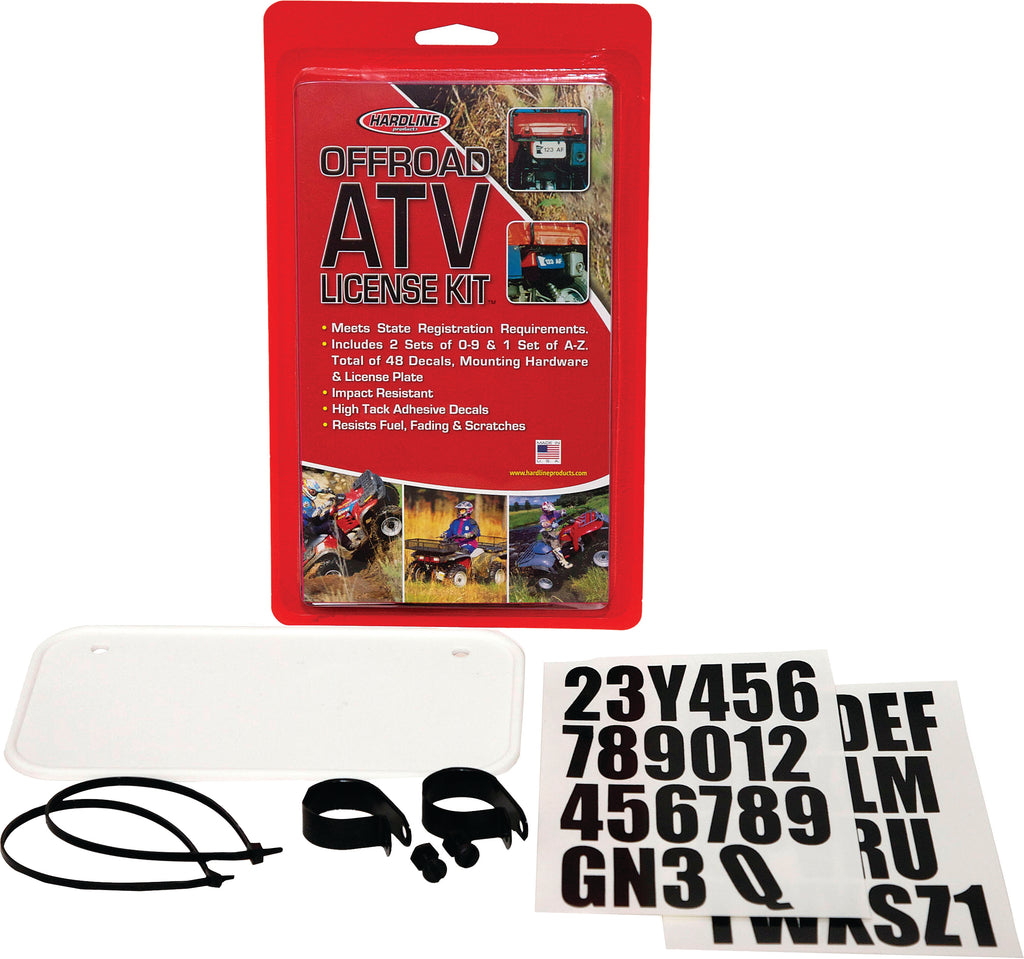 ATV License Plate Kit