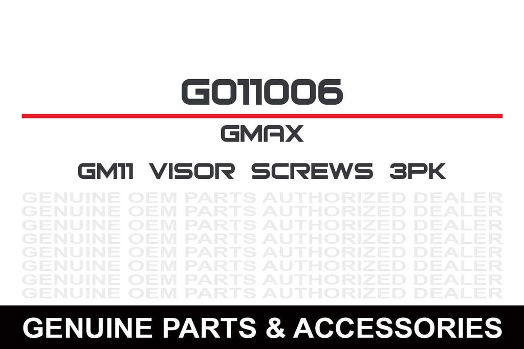 GM-11 / GM-11S Visor Screws