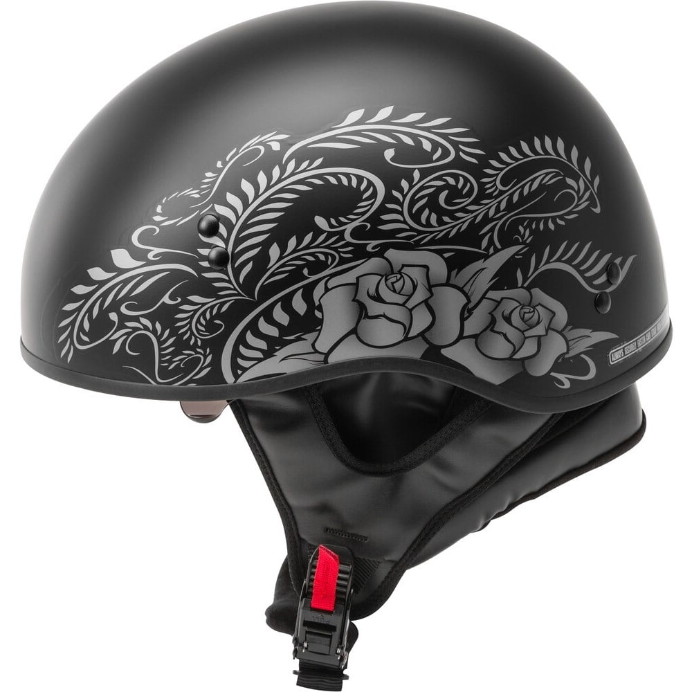 GMAX HH-65 Naked Rose Motorcycle Half Helmet