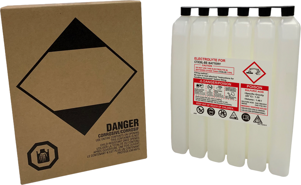 SEALED BATTERY ELECTROLYTE PACK 1050CC