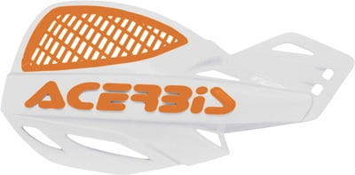 Acerbis Uniko Vented Handguards White/Orange