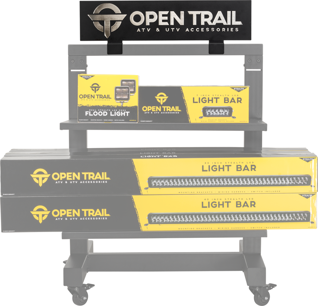 OPEN TRAIL BATTERY DISPLAY
