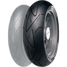 Continental Tire ContiSport Attack Hypersport Radial Rear Motorcycle Tire for Kawasaki