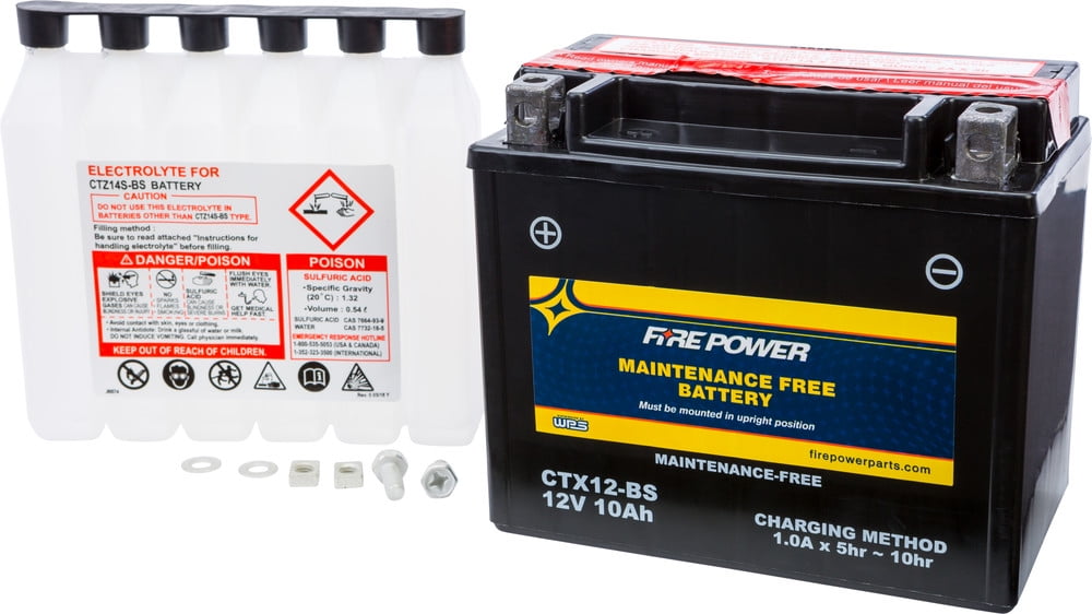 Fire Power Maintenance Free Battery CTZ7S-BS