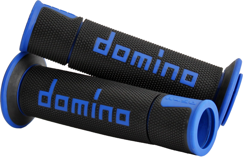 A450 ROAD RACING GRIPS BLACK/BLUE PAIR