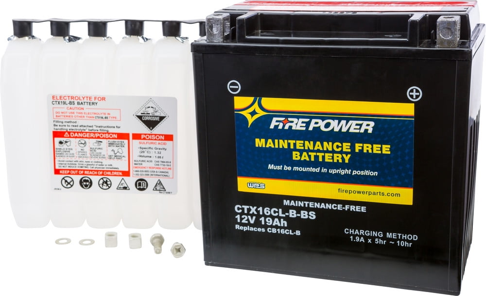 Fire Power Maintenance Free Battery CTZ7S-BS